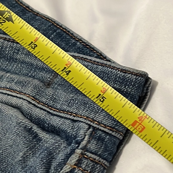 DENIM & SUPPLY RL CROPPED DISTRESSED SKINNY JEANS (29) - Picture 8 of 14